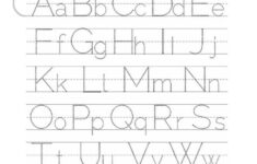 10 Best Free Printable Alphabet Tracing Letters Printablee