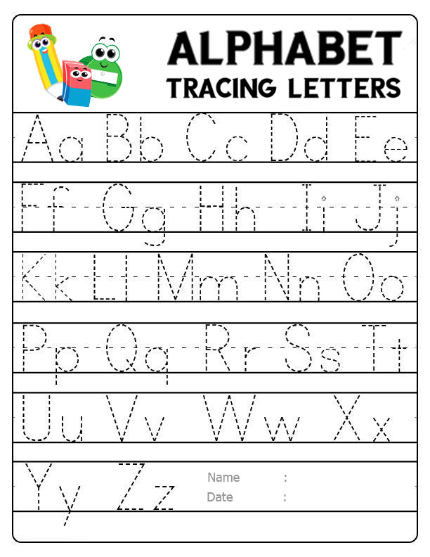 Free Toddler Letter Tracing Printouts | Letter Tracing Worksheets