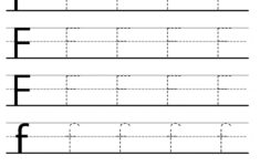 46 PDF TRACING THE LETTER F FREE PRINTABLE PRINTABLE DOWNLOAD DOCX