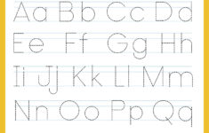 7 Best Free Printable Tracing Alphabet Letters Printablee