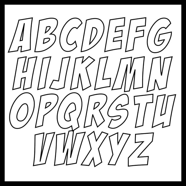 Printable Letters Stencils To Trace