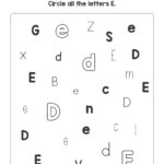 9 Best Letter E Worksheets Free Printable Printablee