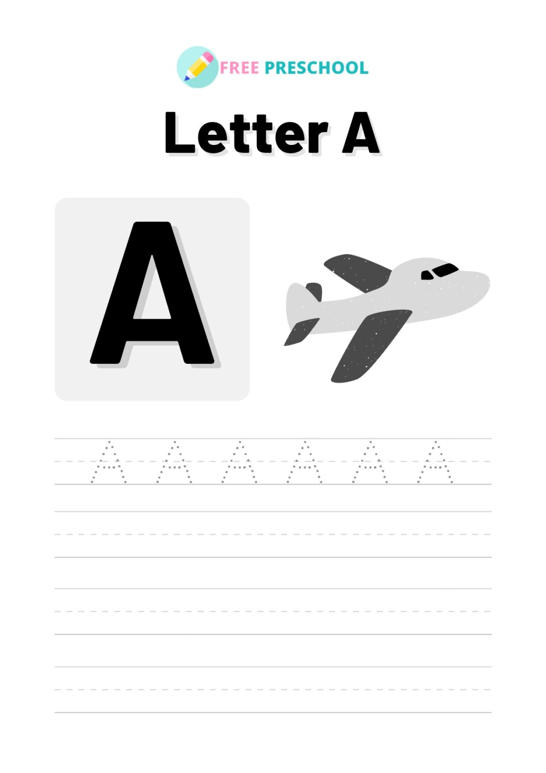 A To Z Capital Letter Tracing Worksheets PDF 2020 Free Preschool