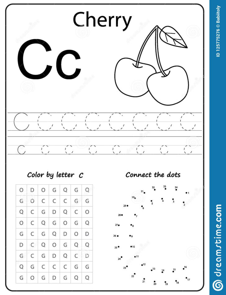 Letter C Worksheets For Kids