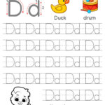 Alphabet Dd Letter Printable Letter Dd Tracing Worksheets