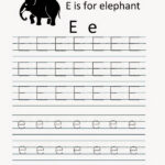 Alphabet E Tracing Worksheets AlphabetWorksheetsFree