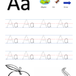 Alphabet For Tracing Free Preschool