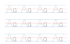 Alphabet For Tracing Free Preschool