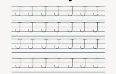 Alphabet J Tracing AlphabetWorksheetsFree