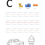 Alphabet Letter Tracing Cc Free Preschool