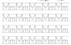 Alphabet Mm Letter Printable Letter Mm Tracing Worksheets