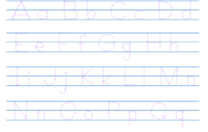 Alphabet Practice Worksheets To Print Activity Shelter