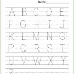 Alphabet Printable Letters To Trace 101 Activity