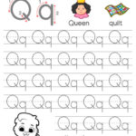 Alphabet Qq Letter Printable Letter Qq Tracing Worksheets
