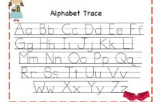 Alphabet Tracer Pages For Kids Activity Shelter