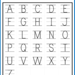 Alphabet Tracing Chart AlphabetWorksheetsFree