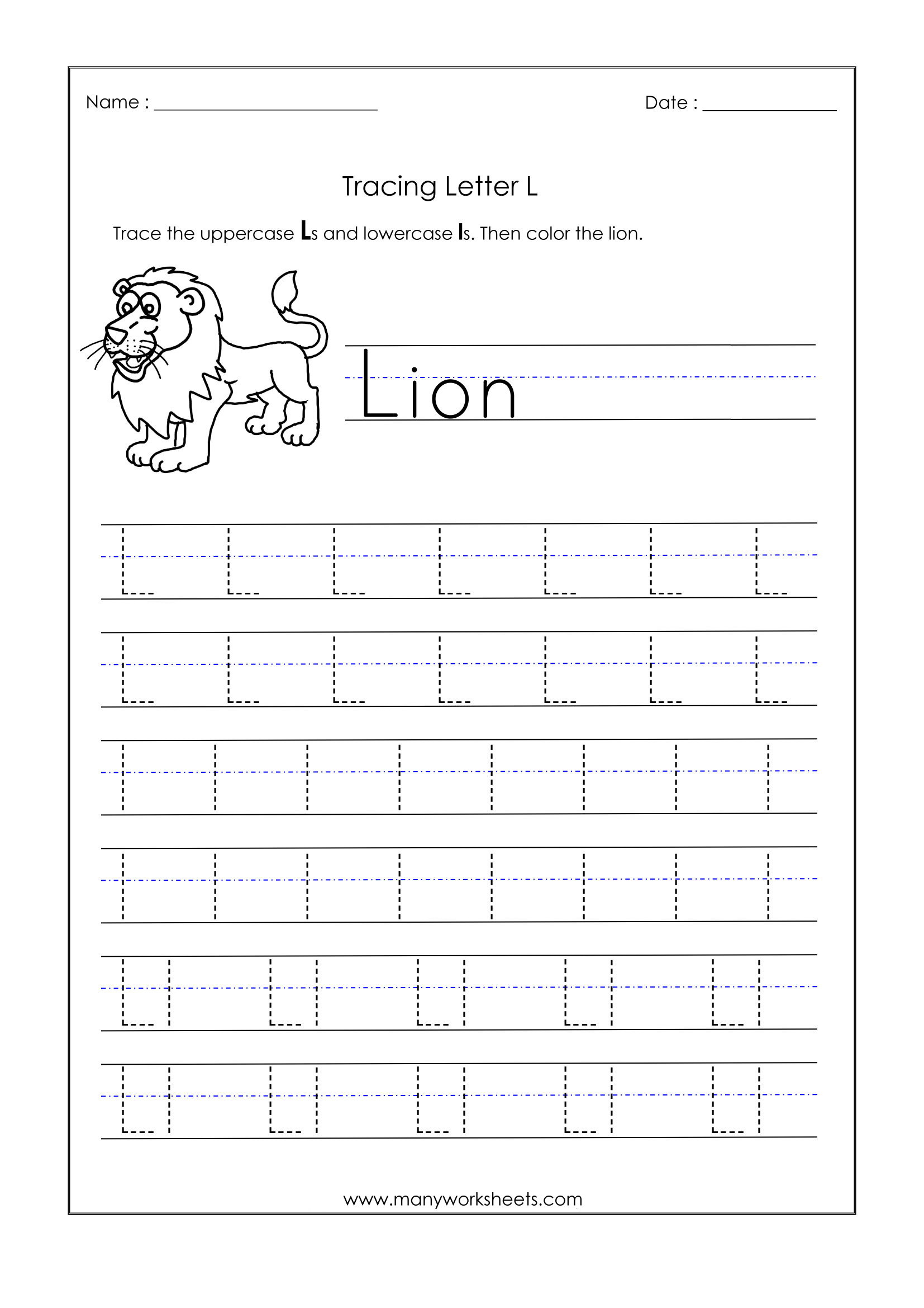 Alphabet Tracing For Toddlers TracingLettersWorksheets
