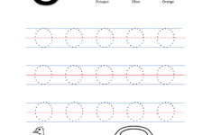 Alphabet Tracing Letter Oo Free Preschool