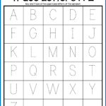 Alphabet Tracing Pages Uppercase And Lowercase Letters Trace All Of