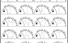 Alphabet Tracing Printables For Kids Activity Shelter