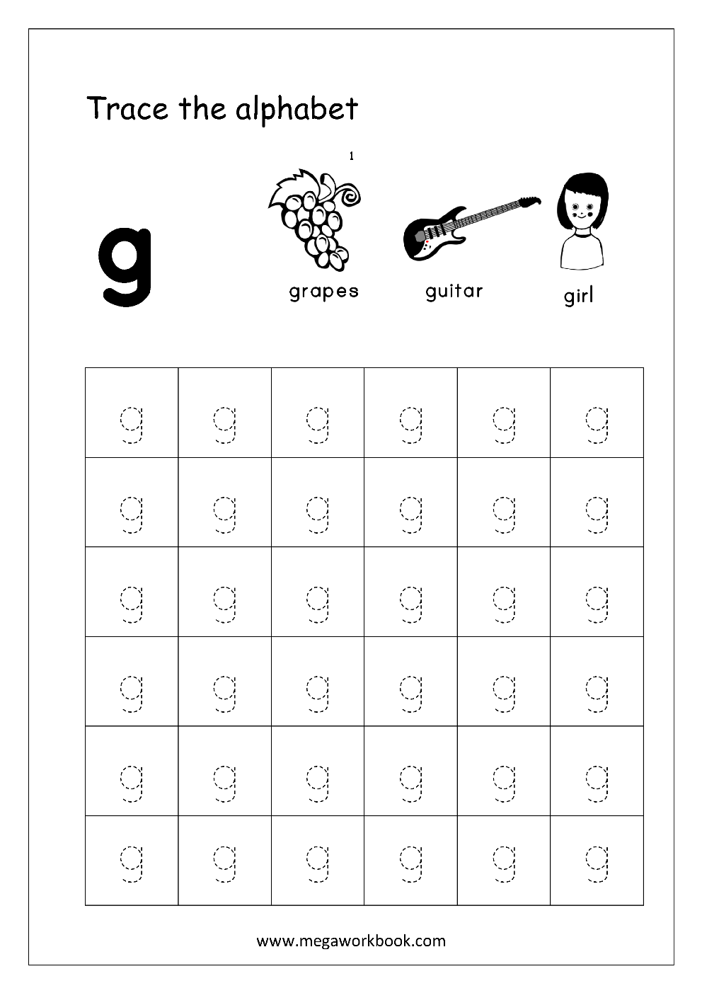 Alphabet Tracing Small Letters Alphabet Tracing Worksheets 