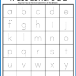 Alphabet Tracing Worksheet Small Letters TracingLettersWorksheets