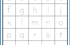 Alphabet Tracing Worksheet Small Letters TracingLettersWorksheets