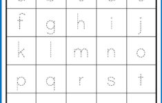 Alphabet Tracing Worksheets Uppercase Lowercase Letters Lowercase