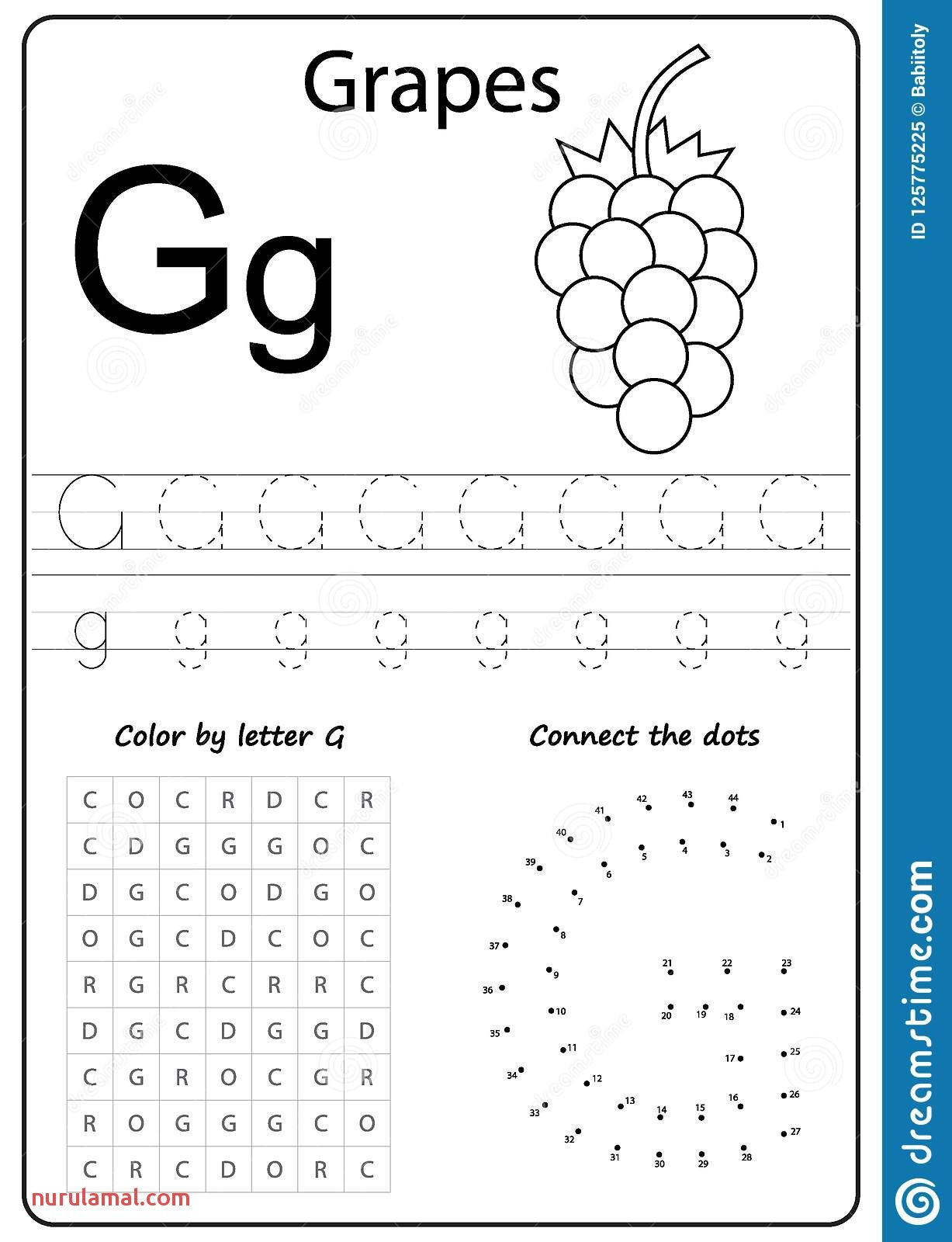 Alphabet Worksheets Preschool Coloring Pages Letter G Worksheets 