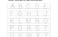 Alphabet Worksheets Tracing Alphabet Worksheets