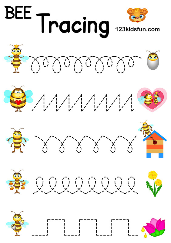 Bee Game Free Printables 123 Kids Fun Apps