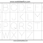 Big Letters Alphabet Tracing Sheets TracingLettersWorksheets