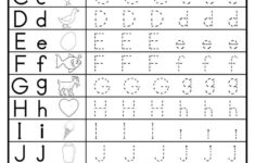 Capital And Lowercase Letters Tracing Worksheets