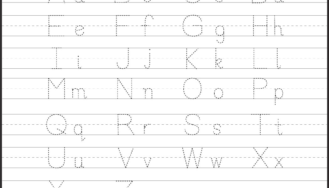 Capital And Small Letter Tracing Worksheet FREE Printable Worksheets 