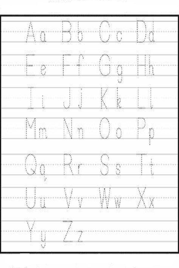 Capital And Small Letter Tracing Worksheet | Letter Tracing Worksheets