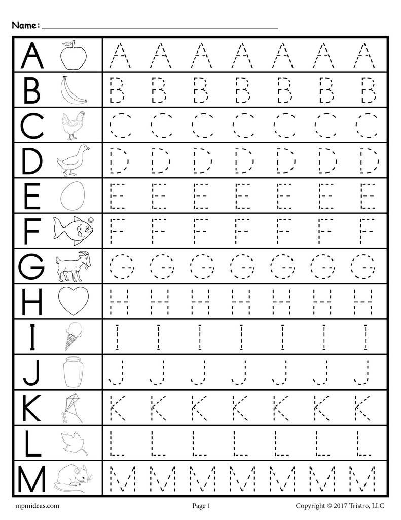 Capital Letters Tracing Sheets TracingLettersWorksheets