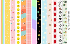 Cintas Washi Tape Para Imprimir En 2020 Libreta De Apuntes Pegatinas