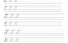 Cursive Capital Letters Tracing TracingLettersWorksheets