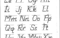 D nealian Alphabet Tracing Worksheets TracingLettersWorksheets