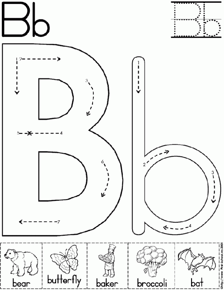 Letter B Printables For Preschoolers