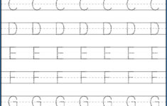 Dotted Letters For Tracing Preschool TracingLettersWorksheets