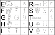 English Alphabet Worksheet For Kindergarten With Images Free