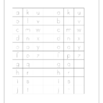 English Worksheet Alphabet Tracing Small Letters Tracing A Z
