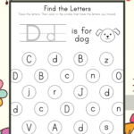 Find The Letter D Worksheet Worksheets Free