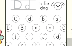 Find the Letter D Worksheet Worksheets Free