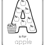 FREE A Is For Apple Alphabet Trace And Color Printable Alphabet