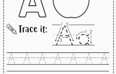 FREE Alphabet Tracing Worksheets For Preschoolers