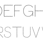 Free Font Tracing Letters Newcovers