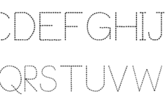 Free Font Tracing Letters Newcovers