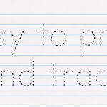 Free Font Tracing Letters Renewgraph
